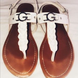 GUESS WHITE SANDALS